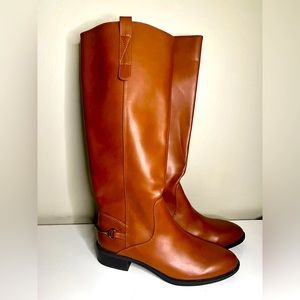 New- Never Worn- Faux leather boots- Size 8.5